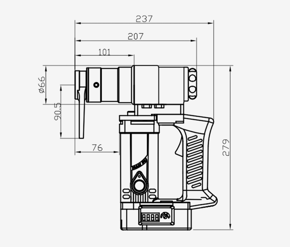 漢普電動扭矩扳手TN-3B