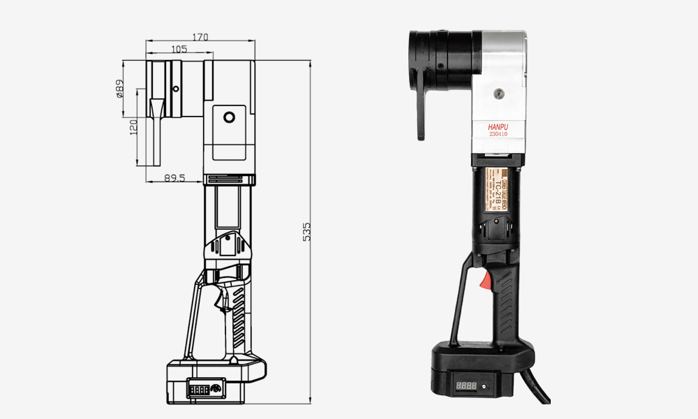 漢普電動扭矩扳手TC-21B